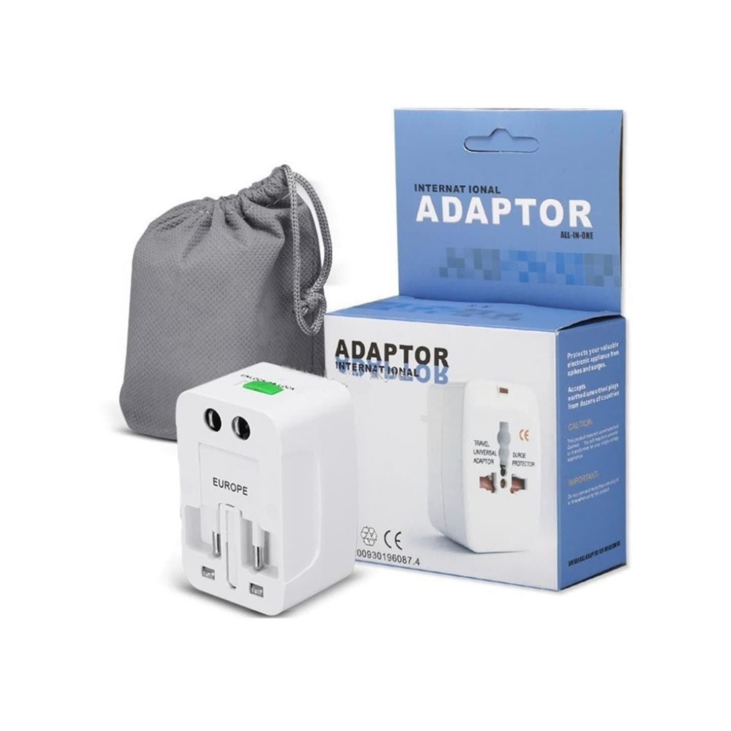 Adaptador Universal Viajeros Travel Adapter Mundial Viajes — BWS — imagen 1