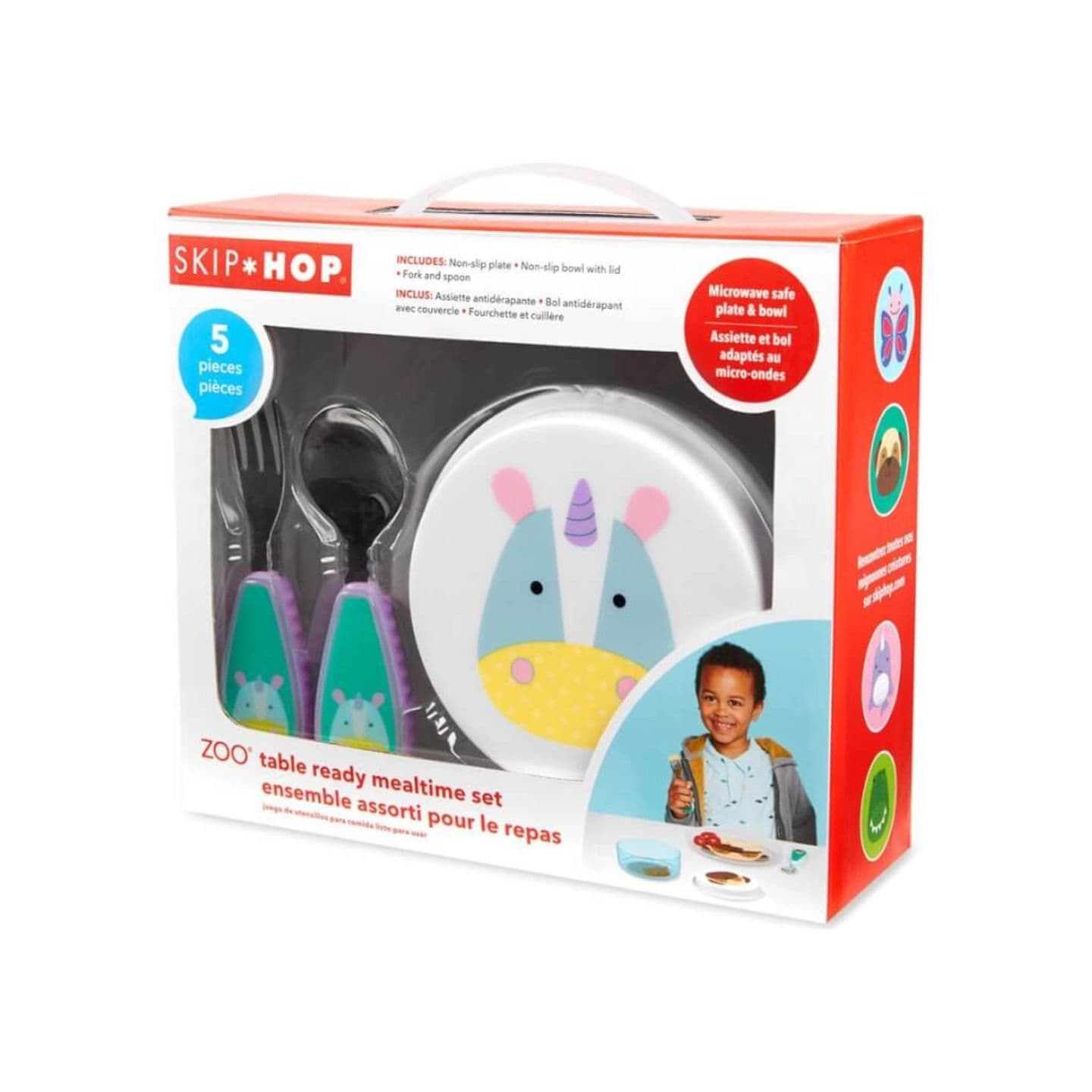 Set Bowl o Tupper, Plato y Cubiertos Skip Hop ZOO — Skip Hop — imagen 1