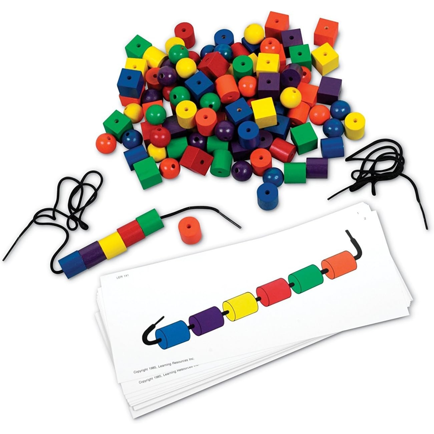 Learning Resources Juego de Tarjeta con Patrones y cuentas — Learning Resources — imagen 1